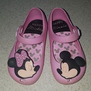 Minnie and Mickey shoes toddler size 7